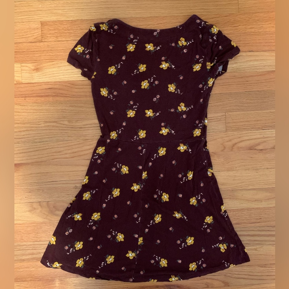 Aeropostale Women’s Short Sleeve Floral Dress - Picture 2 of 2